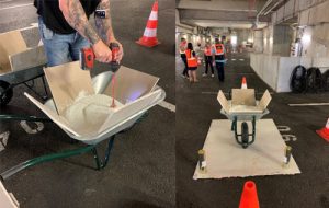Marseille – Stade Orange Vélodrome – Essais efficacité désenfumage – 2021
