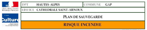 Projet de travaux avec mise en sécurité de la Cathédrale de Gap